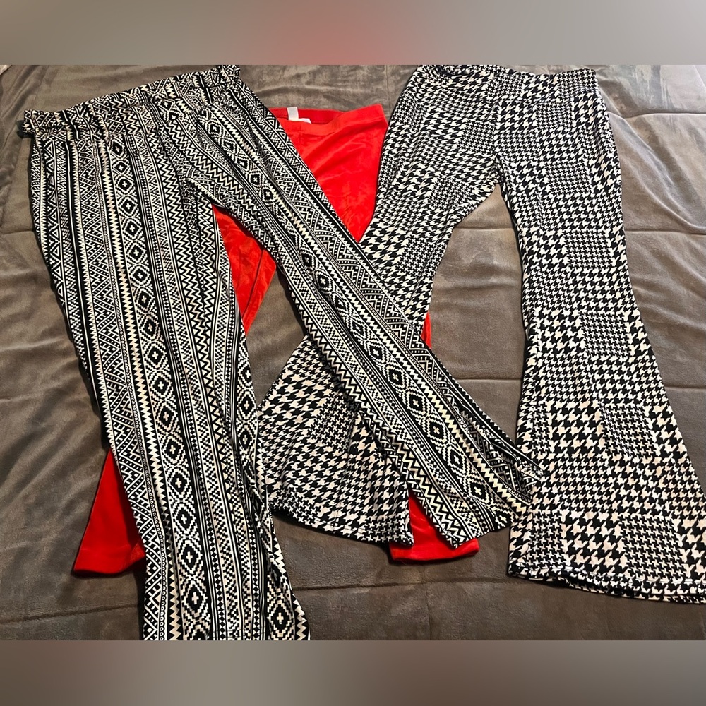 3 pairs of leggings size large